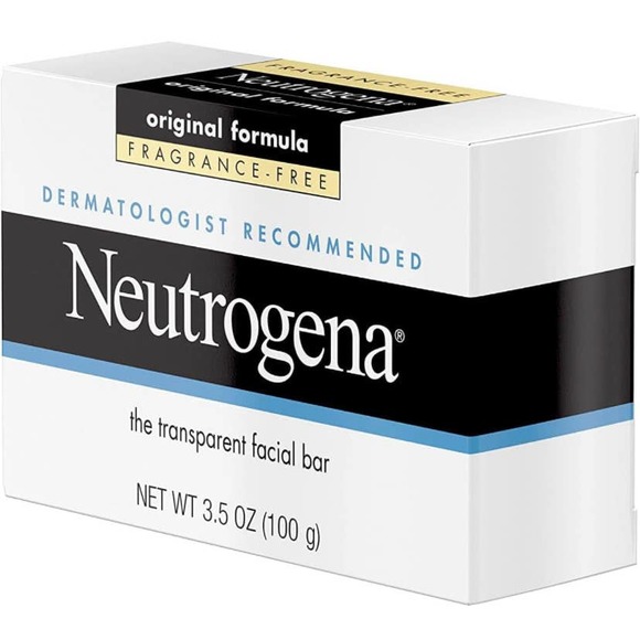 Neutrogena Face Cleansing Bar - Fragrance Free - 3.5 oz - 5 pack - Picture 2 of 3